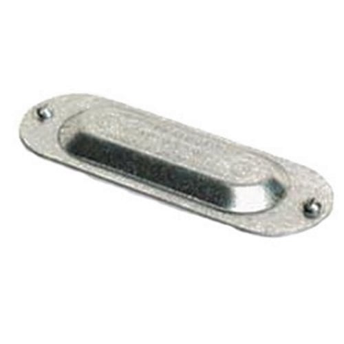 BS350S BS-S Domed Conduit Body Cover, 3-1/2 to 4 in Hub, For Use With Malleable Iron Conduit Body Opening, Steel, Natural