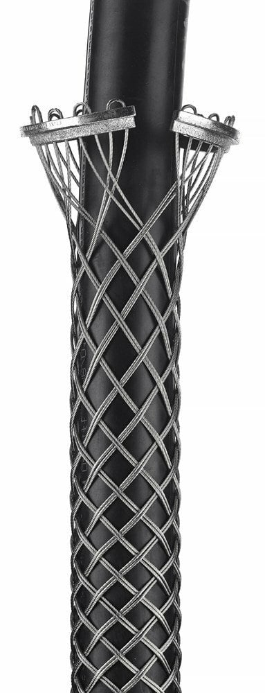 2212007 Standard Duty Lace Closing Split Mesh Double Weave Ring Support Grip, 1500 lb Breaking Strength, 0.75 to 0.99 in Cable, Bronze, TiN Coated