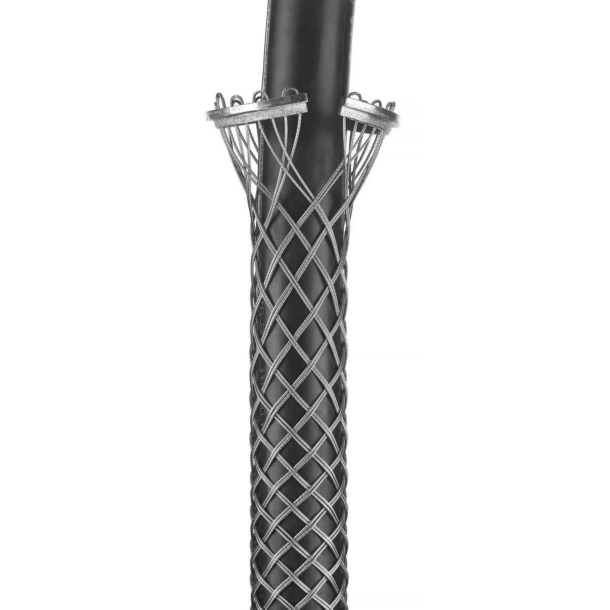 2212026 Standard Duty Lace Closing Split Mesh Double Weave Ring Support Grip, 4300 lb Breaking Strength, 2 to 2.49 in Cable, Bronze, TiN Coated