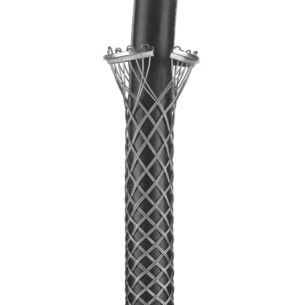 02212033 Standard Duty Lace Closing Split Mesh Double Weave Ring Support Grip, 3910 lb Breaking Strength, 2 to 2.49 in Cable, Bronze, TiN Coated