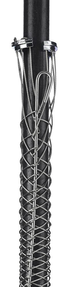 02213012 Rod Closing Split Mesh Single Weave Ring Conduit Riser Grip, 1520 lb Breaking Strength, 1 to 1.24 in Cable, Bronze, TiN Coated