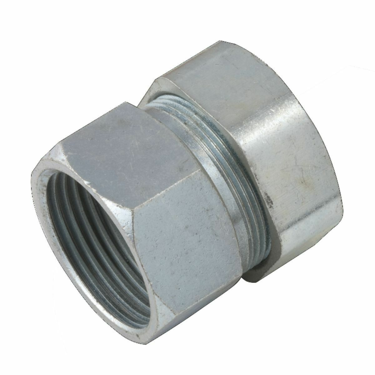 1353 Compression Conduit Combination Coupling, 3/4 in, For Use With IMC/Rigid to EMT Conduit, Steel, Electro-Plated Zinc
