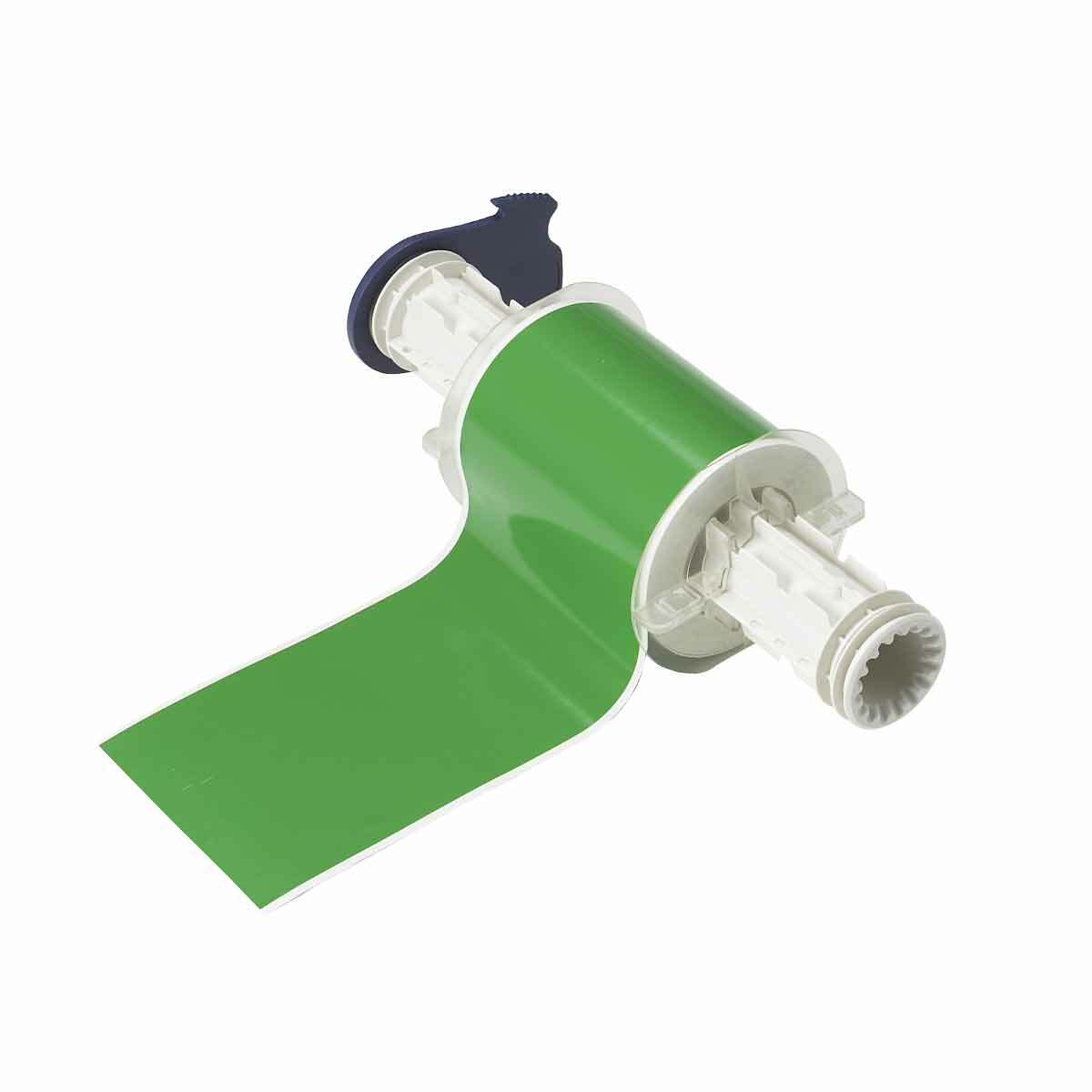 13542 BBP85 Printer Label, 50 ft L x 4 in W, Green, B-595 Vinyl