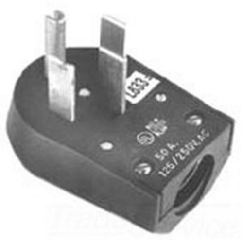 C34 Midwest GE Angle Plug, 125/250 VAC, 30 A, 3 Poles, 4 Wires