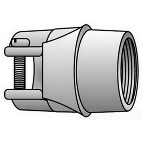 CB-75 Transition Coupling, 3/4 in, For Use With Threadless RMC and IMC to EMT Conduit, Malleable Iron, Zinc Plated