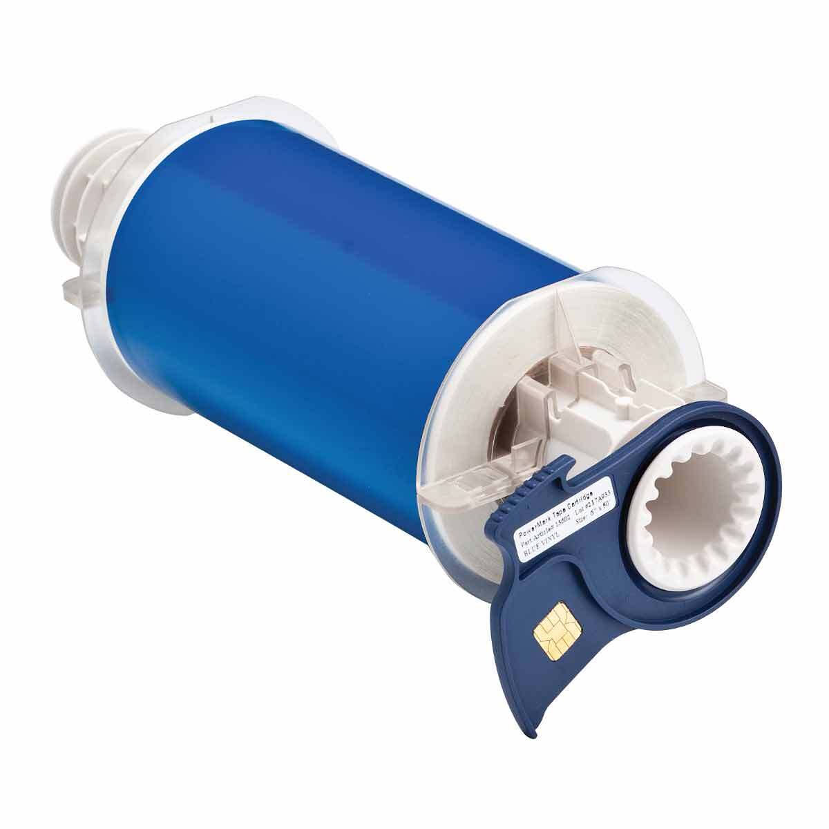 13602 BBP85 Printer Label, 50 ft L x 6 in W, Blue, B-595 Vinyl