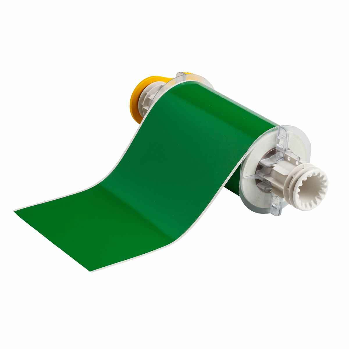 13603 BBP85 Printer Label, 50 ft L x 6 in W, Green, B-595 Vinyl