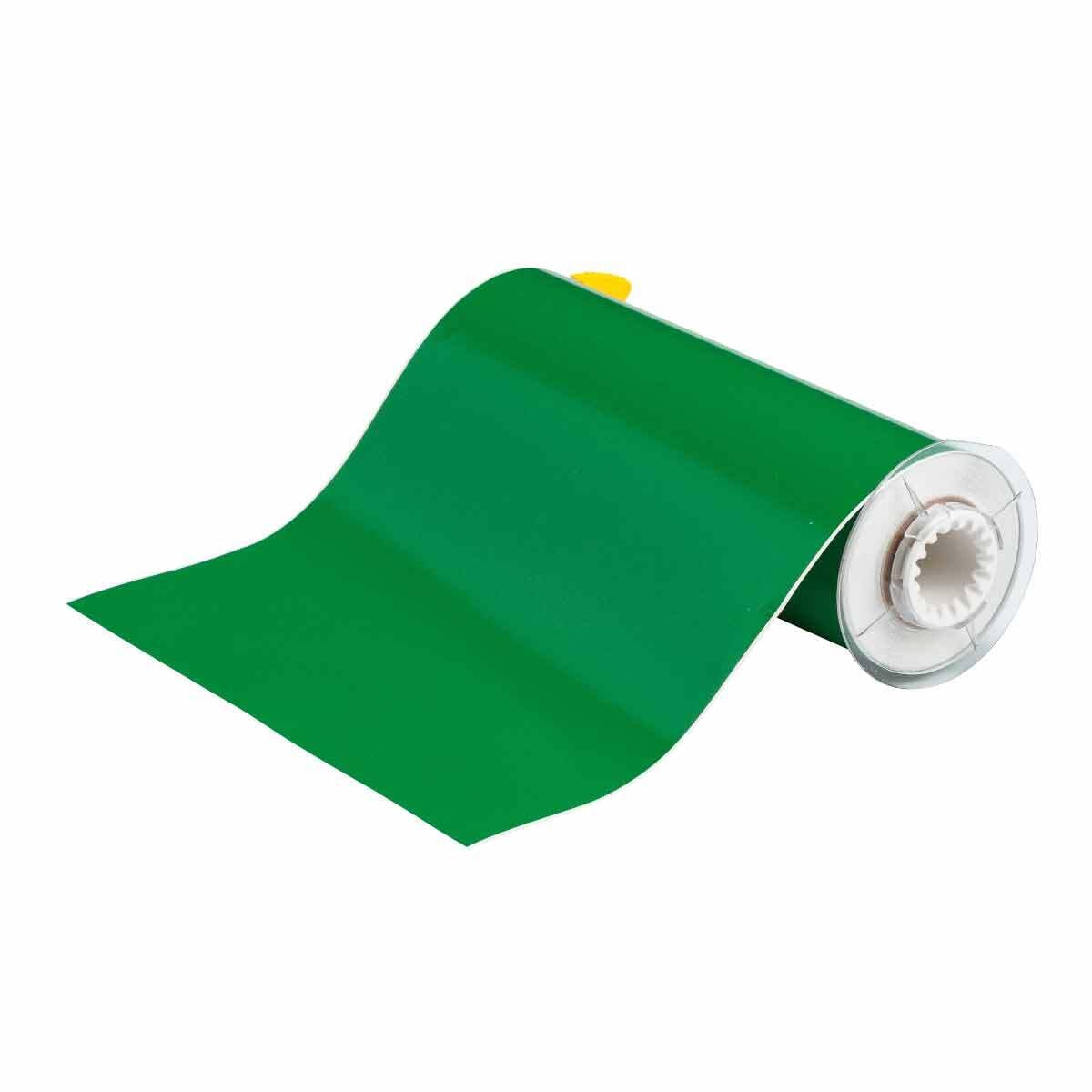 13612 BBP85 Label Tape Cartridge, 50 ft L x 10 in W, For Use With BBP 85 and PowerMark Industrial Sign and Label Printers, B-595 Vinyl, Green