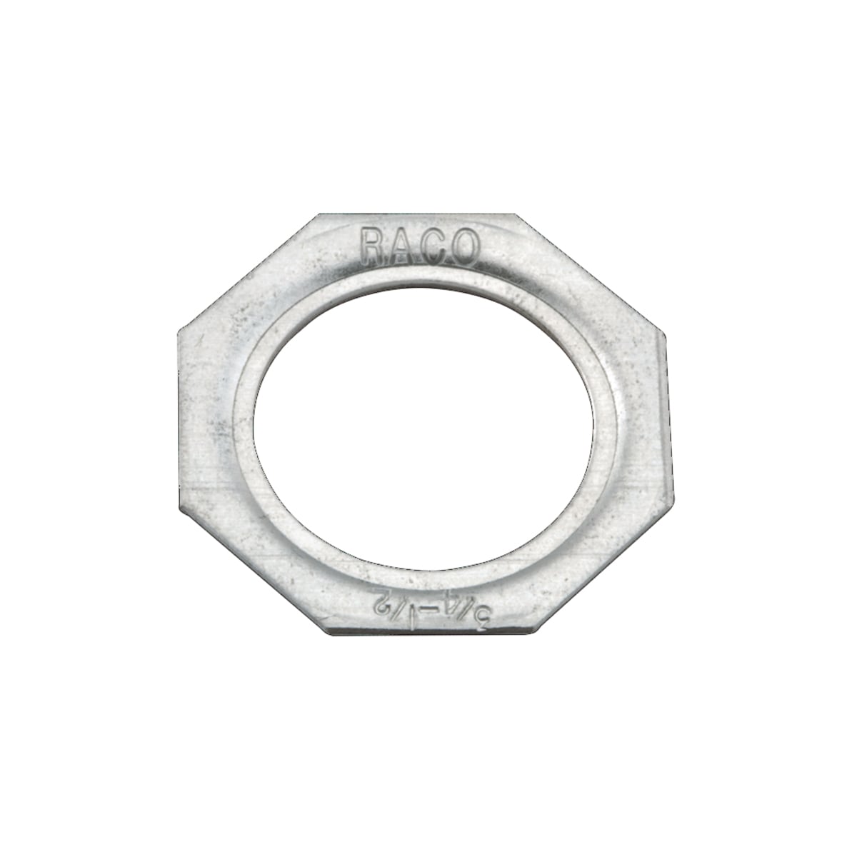 1369 Reducing Conduit Washer, 1-1/4 x 3/4 in, For Use With EMT Conduit, Steel, Electro-Plated Zinc