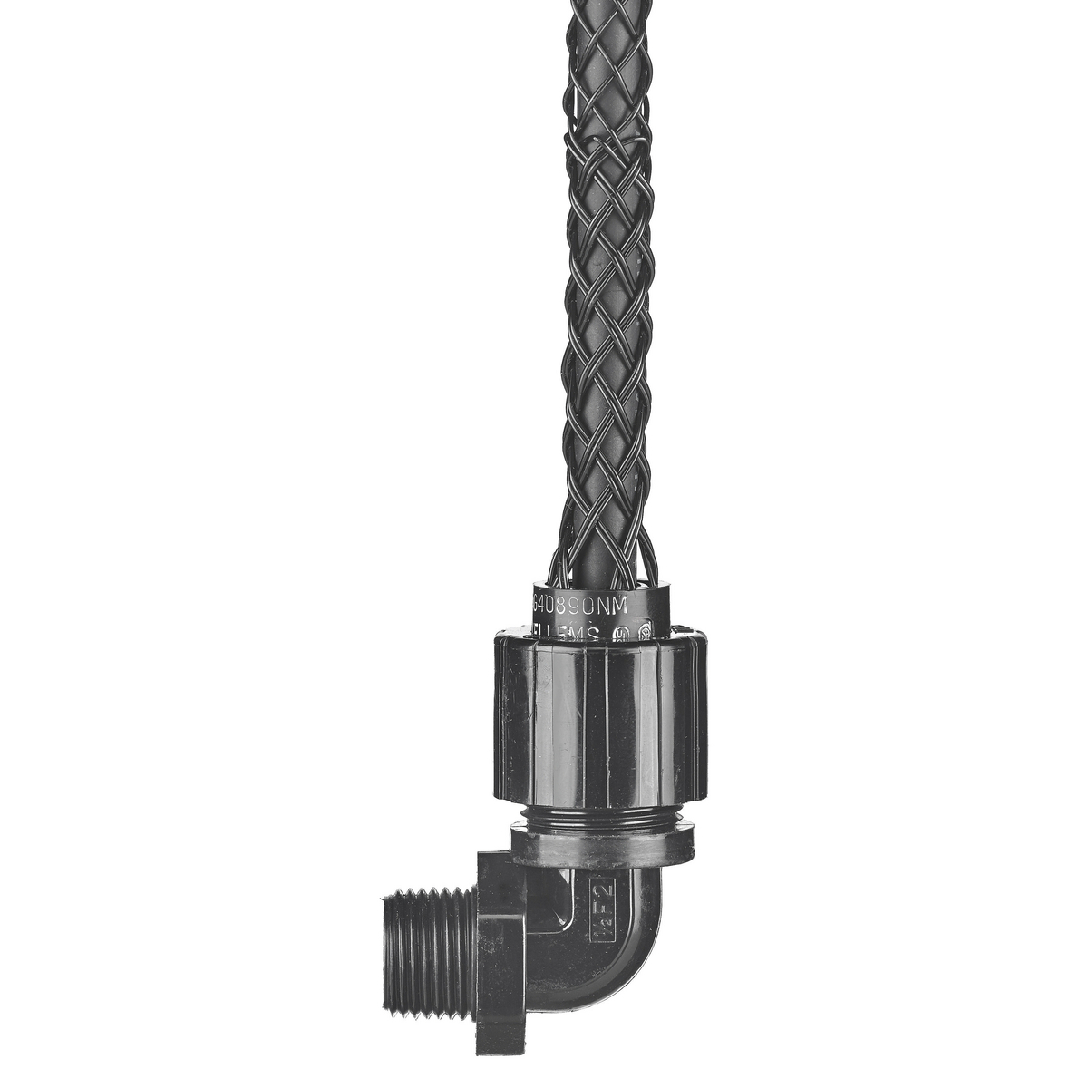 CG61290NM Form 3 Non-Metallic Standard Deluxe Cord Grip, 3/4 in Trade, (1) Conductors, 5/8 to 3/4 in Cable Openings, Nylon
