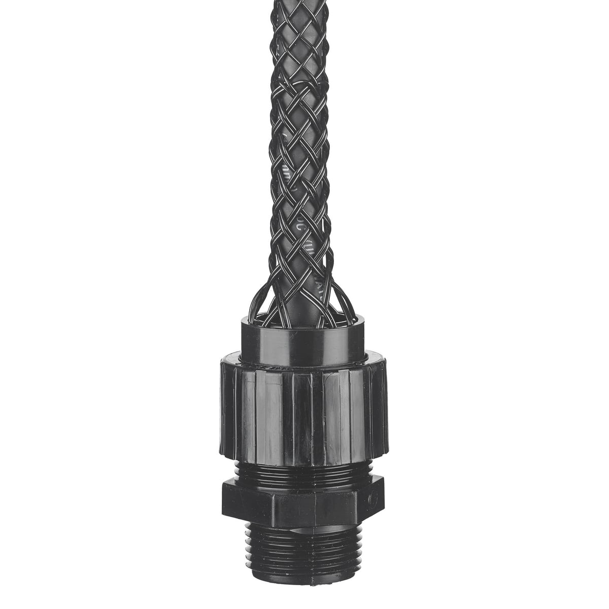 CG814NM Form 4 Standard Duty Strain Relief Deluxe Cord Grip, 1 in Trade, (1) Conductors, 3/4 to 7/8 in Cable Openings, Nylon
