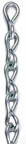 CH1212 5000 Jack Link Chain, #12 Trade, 100 ft L, 29 lb Load