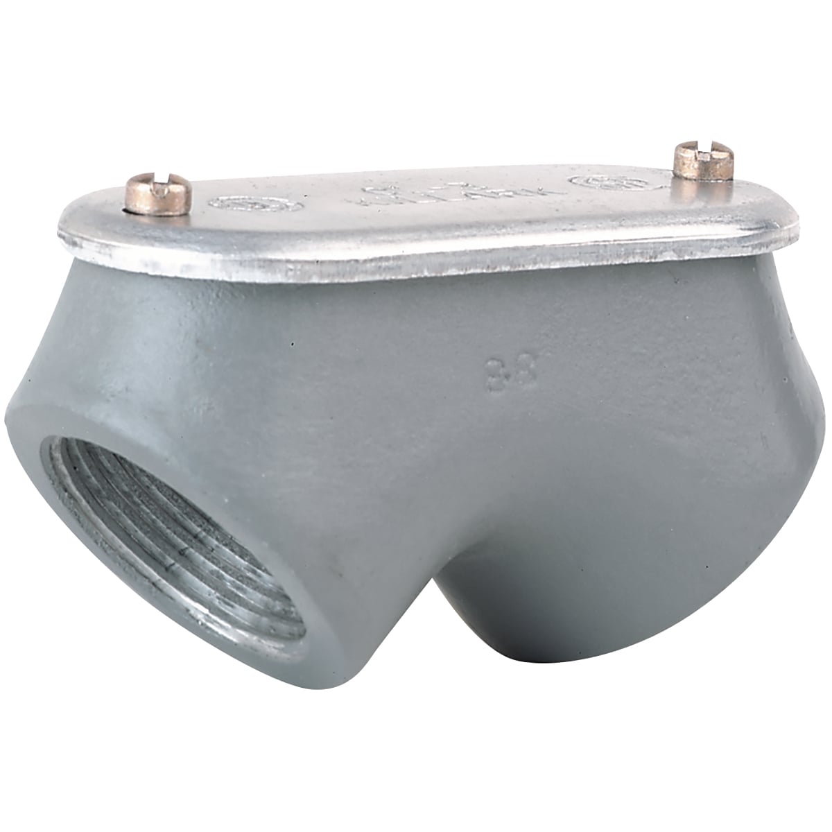 CL-3 CL Series Female to Female Conduit Pulling Elbow, 1 in Trade, 90 deg, Copper-Free Aluminum, Electrostatic Powder Coated