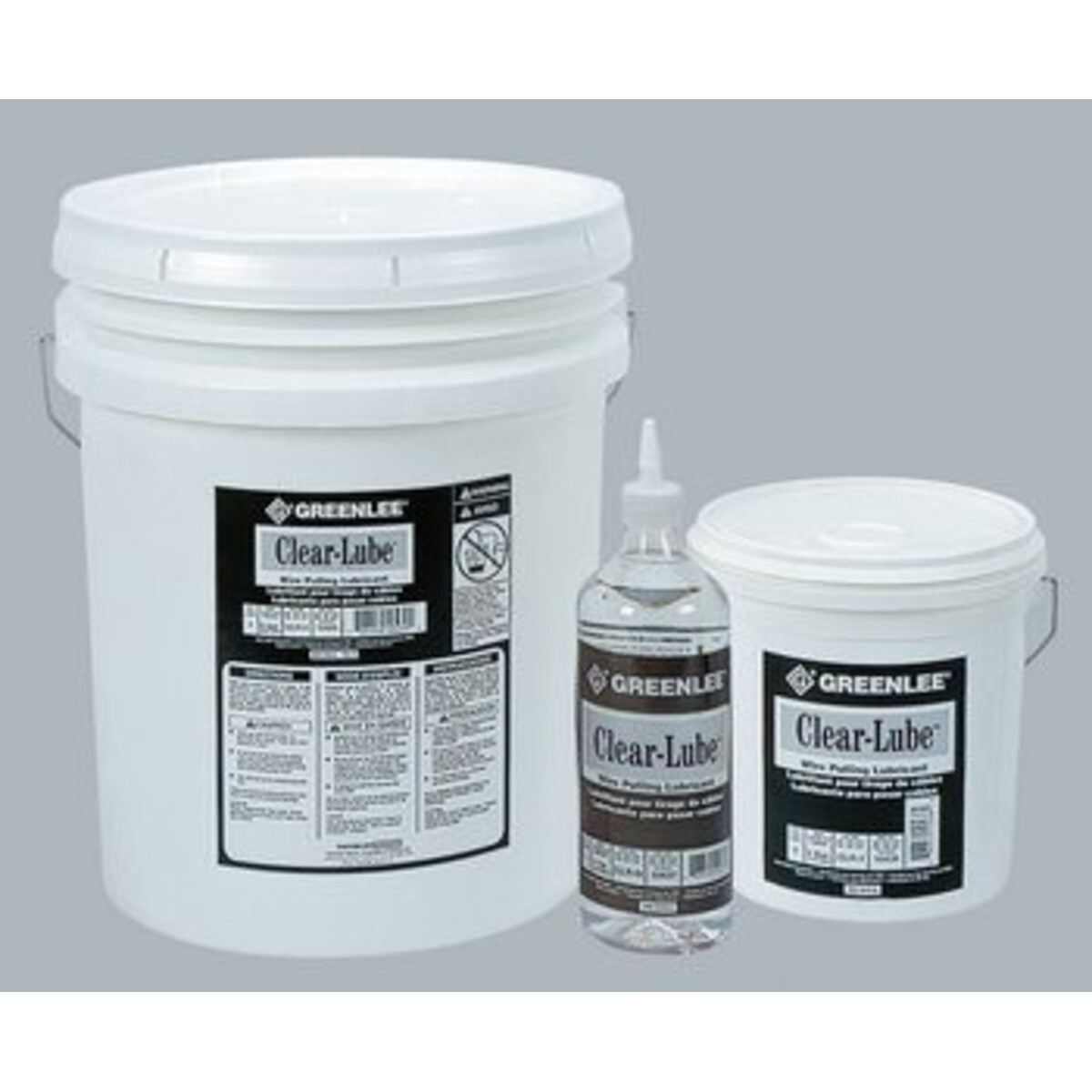 CLR-5 Non-Flammable Non-Hazardous Pulling Lubricant, 5 gal Pail, Gel, Clear, 0.98