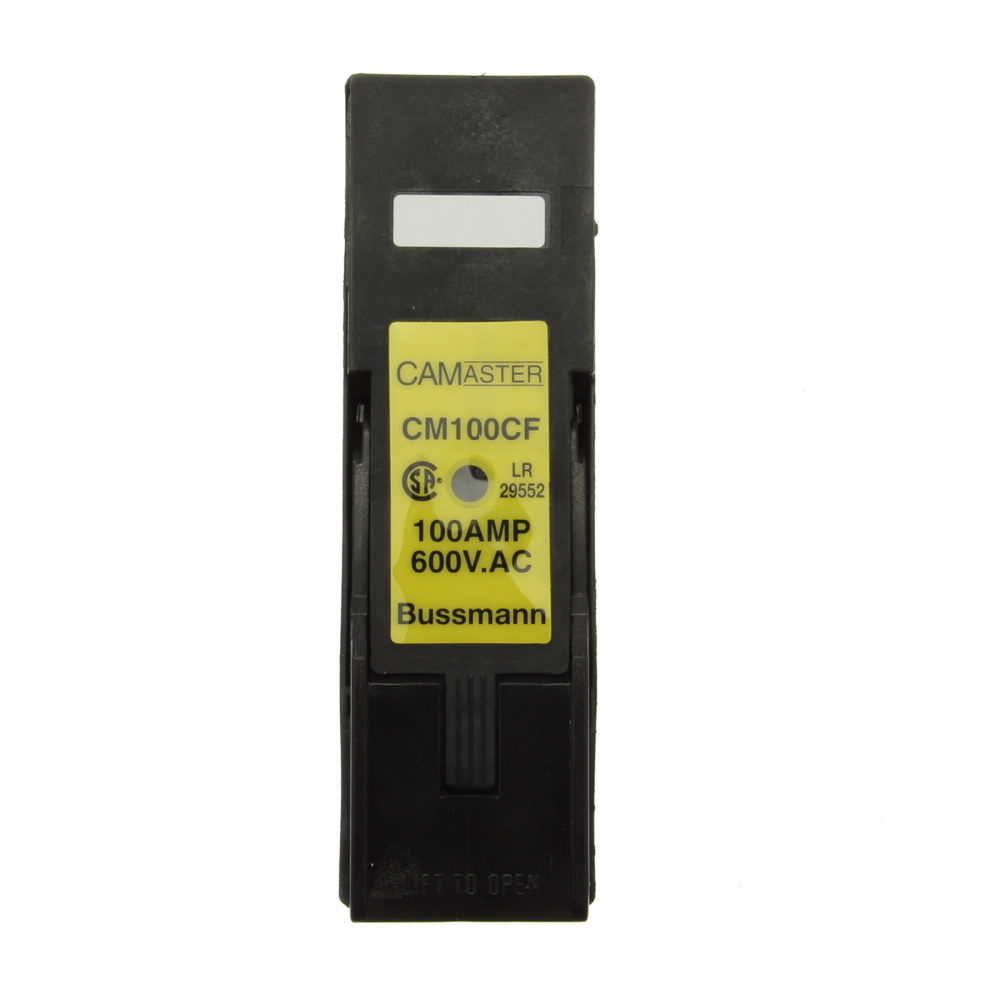CAMaster CM100CF Fuse Holder With Neon Lamp Indicator, 690 V, 100 A, 2/0 AWG Wire, 1 Pole