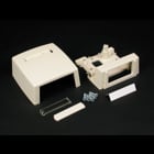 Non-Metallic 1 Insert Multimedia Box Fitting; PVC, Ivory, Compatible With 400BAC and 800BAC Series Raceway