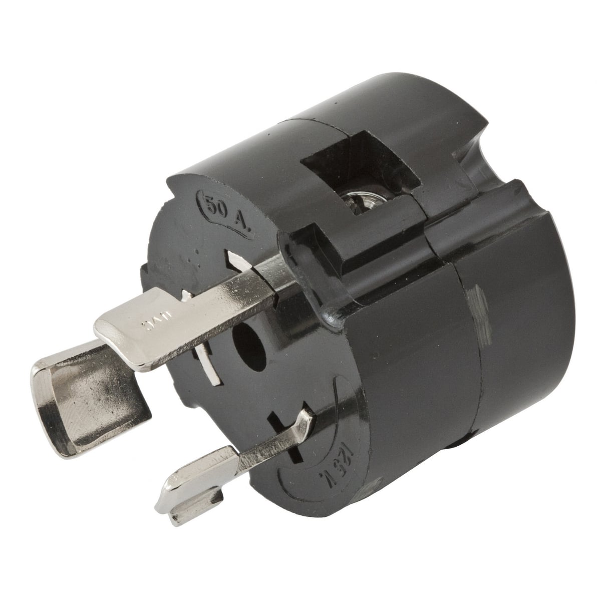 CR16277 Standard Screw Mount Replacement Interior, For Use With HBL63CM52, 63CM61, HBL63CM73 Screw Terminal and HBL503SS, 63CM72 Shore Power Inlet, NEMA WD1/WD5, -40 to 75 deg C, Thermoplastic, Black