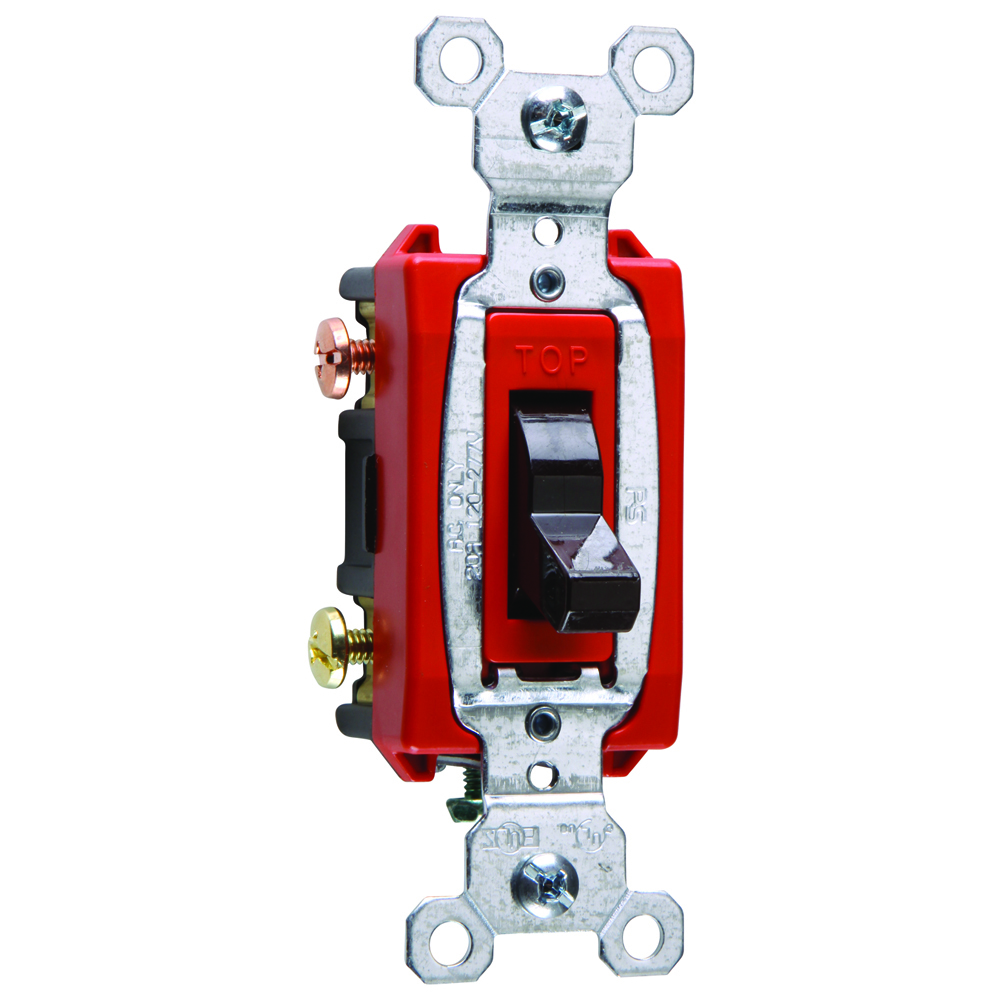 CS20AC3 Commerical 20 Amp Toggle Switch, Brown
