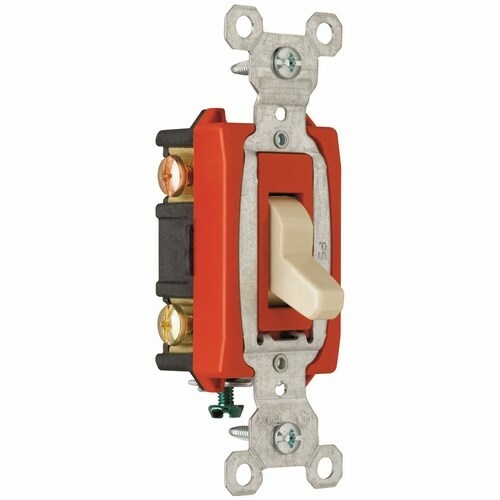 CS20AC3I Commerical 20 Amp Toggle Switch, Ivory