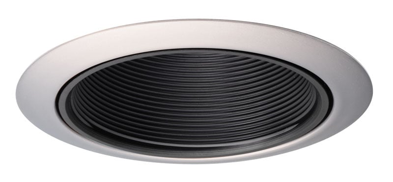 14 BSC 14 Series Downlight Line Voltage Baffle Trim, 5 in OD, Incandescent Lamp, For Use With IC1, ICPL, TC1, TC1R, ICPL426, IC1LEDG3, IC1RLEDG3, APT1 Series Housing