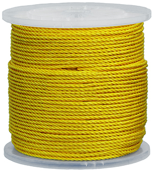 14100 Lightweight Strong Pull Rope, 1/4 in OD, 1000 ft L, 1130 lb Tensile Strength, 113 lb Working, Polypropylene