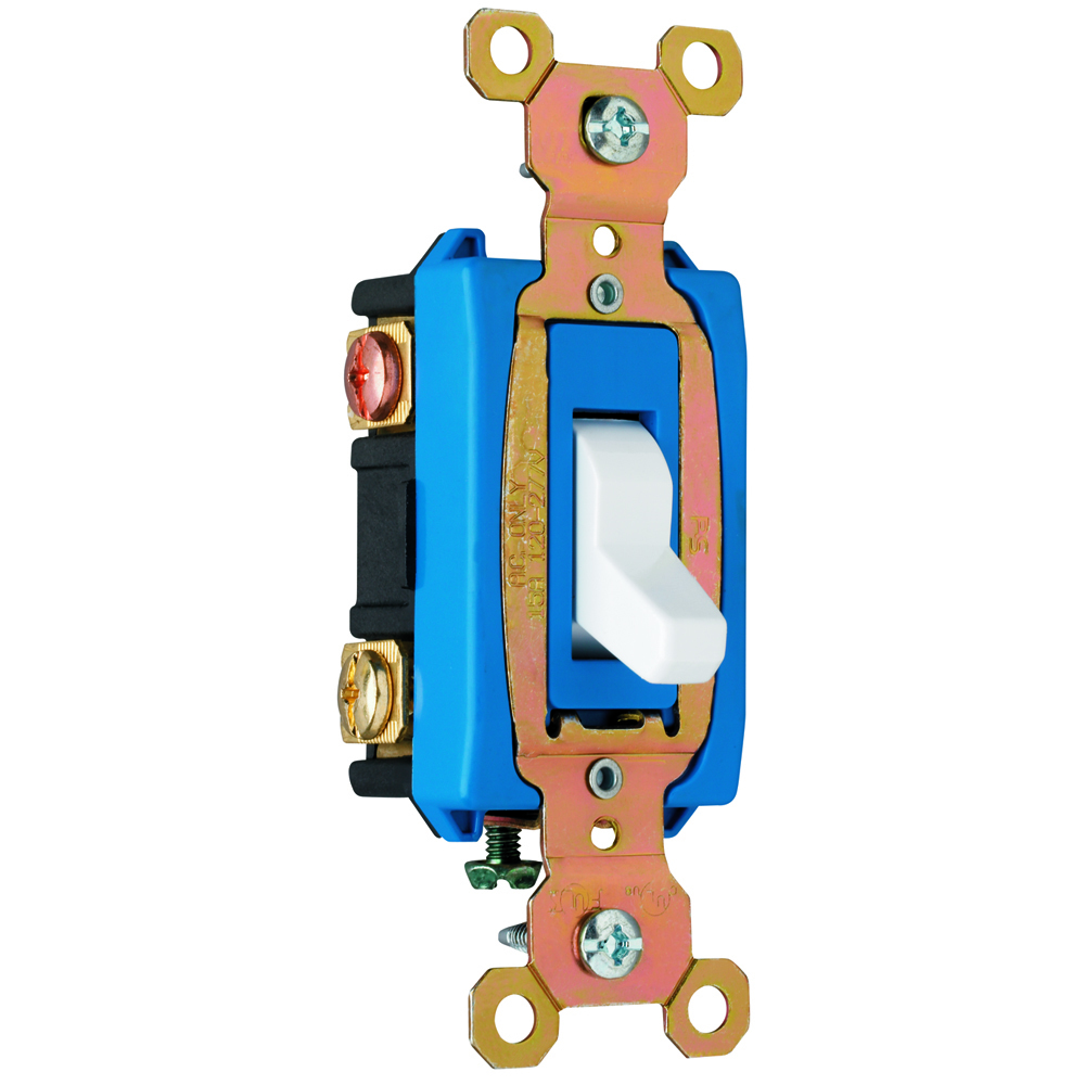 CSB15AC3W Hard Use Switch, White