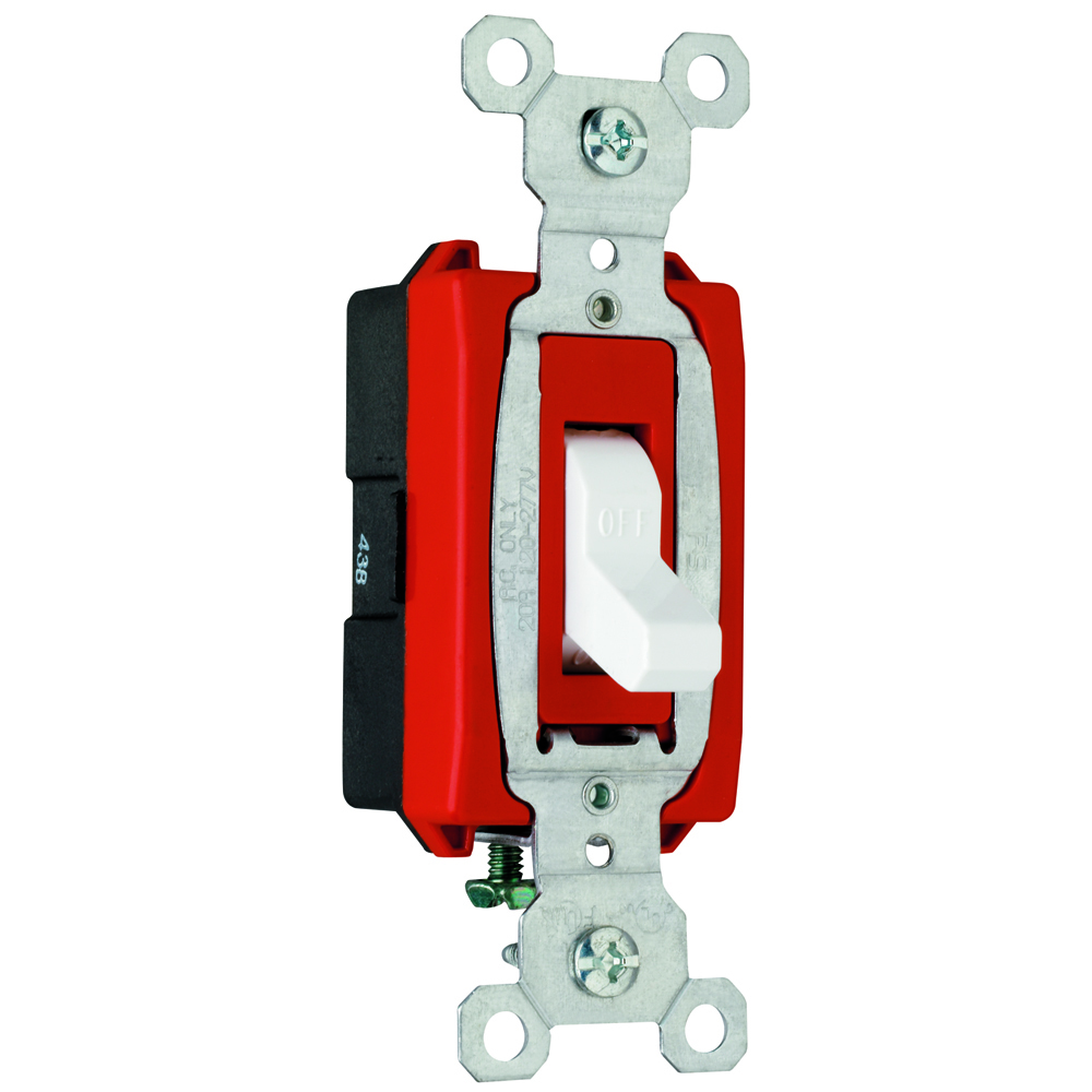 CSB20AC1W Hard Use Switch, White