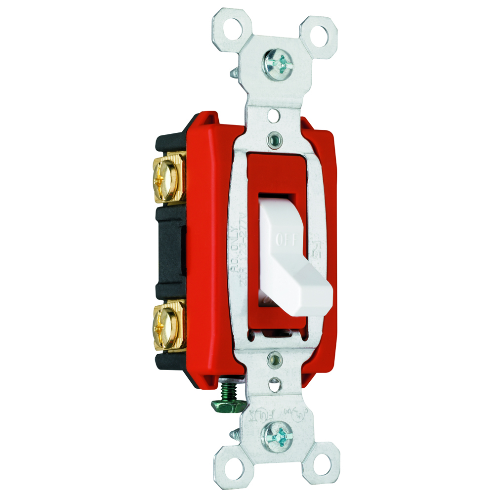 CSB20AC2W Hard Use Switch, White