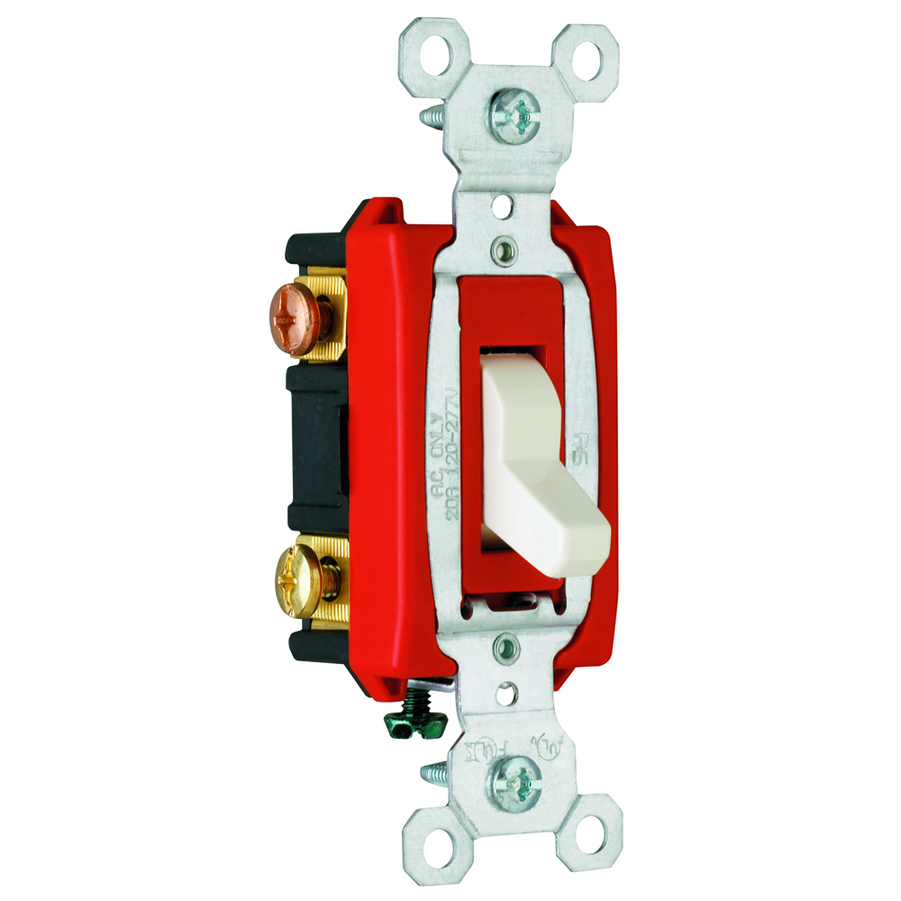 CSB20AC3LA Hard Use 20 Amp Toggle Switch, Light Almond