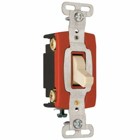 Construction 4way Switch, Back and, Side Wire, 20amp 120/277volt, Ivory.