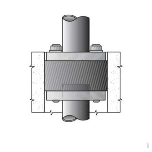 CSMI-250P Type CSMI Conduit Sealing Bushing, 1 in Conduit, Steel, PVC Coated