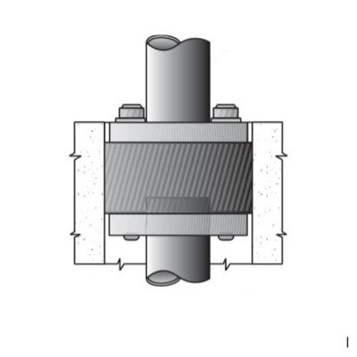 CSMI-400P Type CSMI Conduit Sealing Bushing, 2 in Conduit, Steel, PVC Coated
