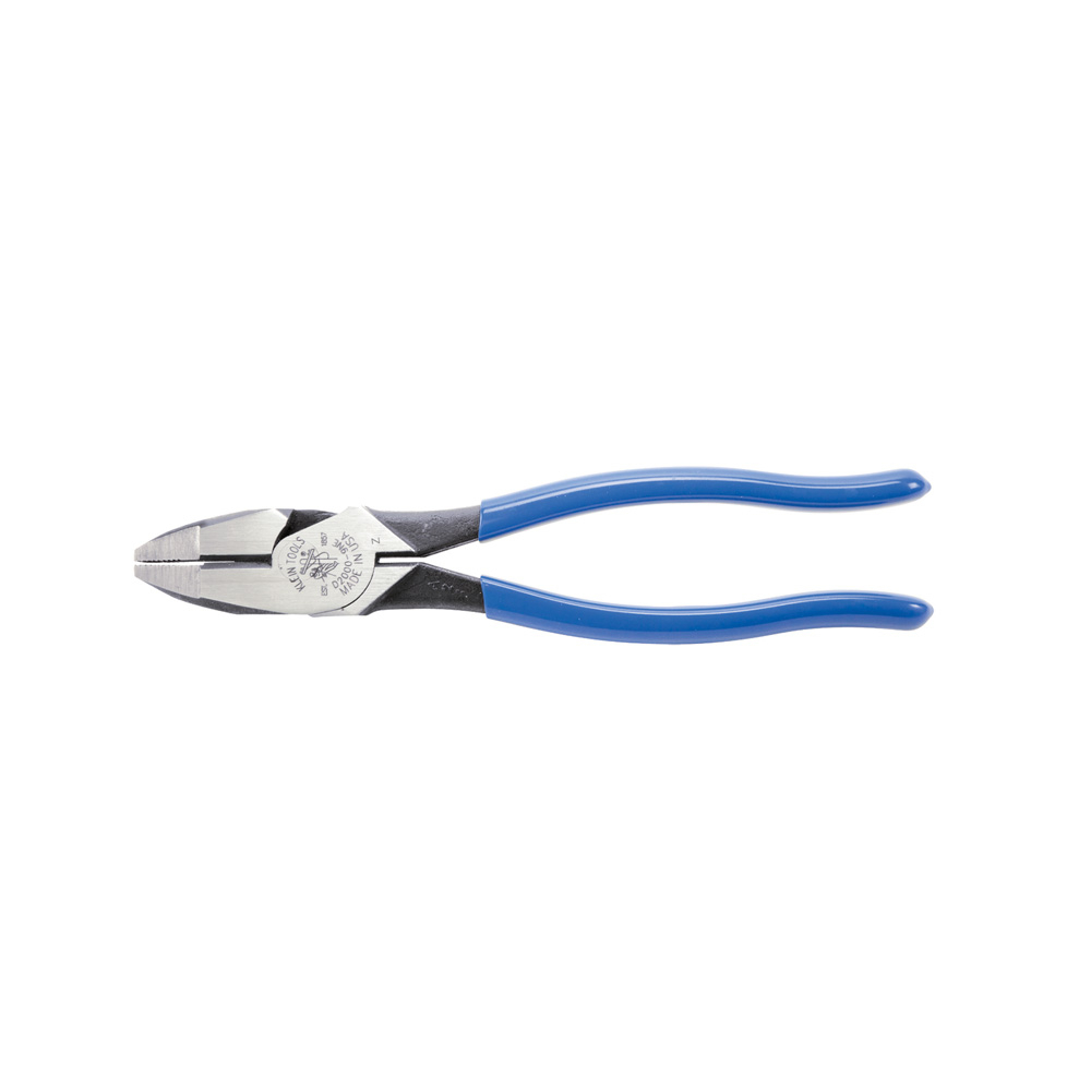 D2000-9NE Heavy Duty Linemans Plier, 1-19/32 in L x 1-1/4 in W x 5/8 in THK Steel Jaw, Crosshatch Knurled Jaw Surface, 9.33 in OAL