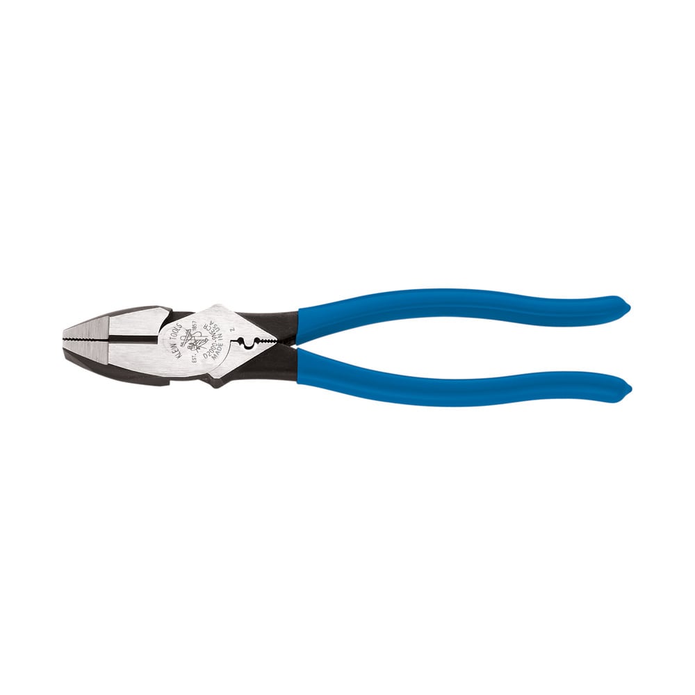 D2000-9NECR 2000 Heavy Duty New England Nose Cutting Plier With Crimping, 1.594 in L x 1.25 in W x 0.625 in THK Jaw Steel Jaw, Crosshatch Knurled Jaw Surface, 9.34 in OAL