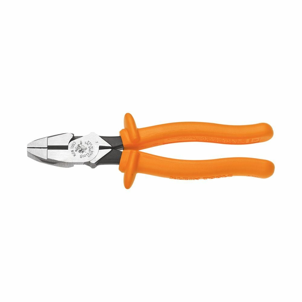 D20009NEINS Heavy Duty New England Nose Cutting Plier, 1-3/8 in Nominal, 1.594 in L x 1.313 in W x 5/8 in THK Jaw Steel Jaw Knurled Jaw, 9.68 in OAL, ASTM Specified