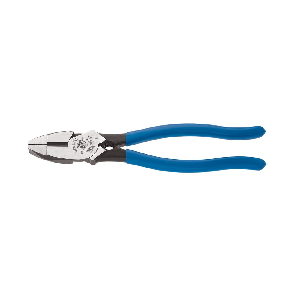 D2000-9NETH 2000 Heavy Duty New England Nose Lineman's Plier, 1-19/32 in L x 1-1/4 in W x 5/8 in THK Jaw Tool Steel Jaw, Crosshatch Knurled Jaw Surface, 9.34 in OAL