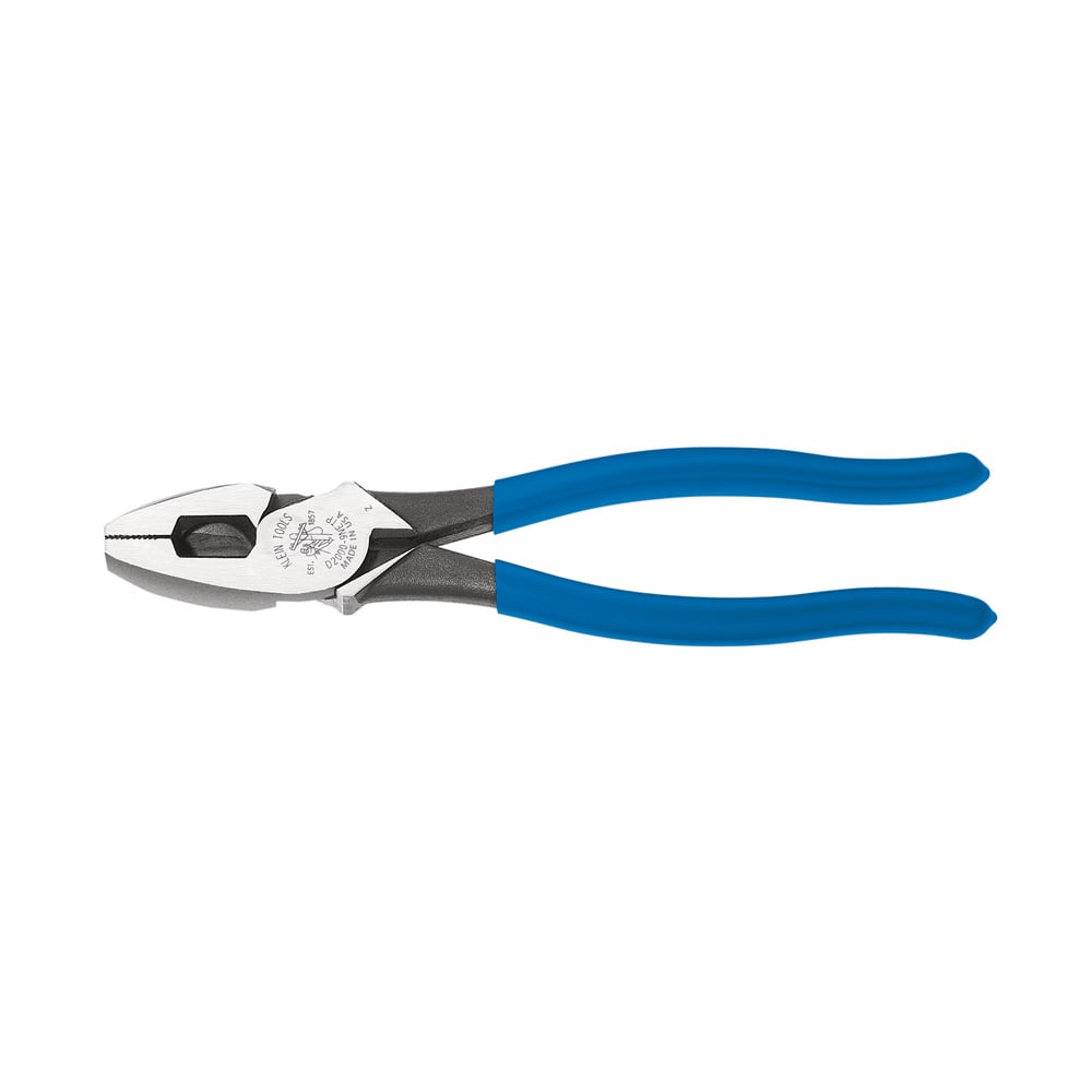 D2000-9NETP 2000 New England Nose Linemans Plier, 1-19/32 in L x 1-1/4 in W x 5/8 in THK Jaw Tool Steel Jaw, Crosshatch Knurled Jaw Surface, 9.55 in OAL