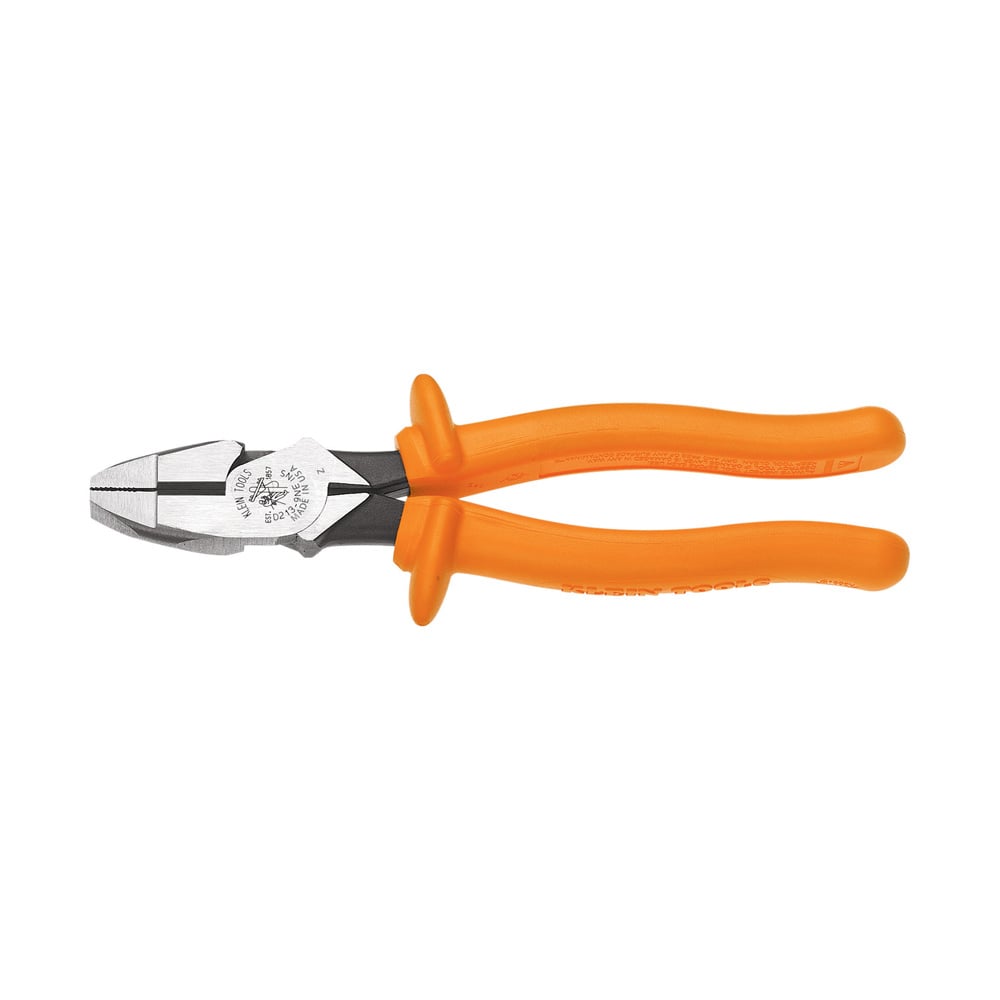 D213-9NE-INS New England Nose Cutting Plier, 1-3/8 in Nominal, 1.594 in L x 1.313 in W x 5/8 in THK Jaw Steel Jaw Knurled Jaw, 9.68 in OAL, ASTM Specified