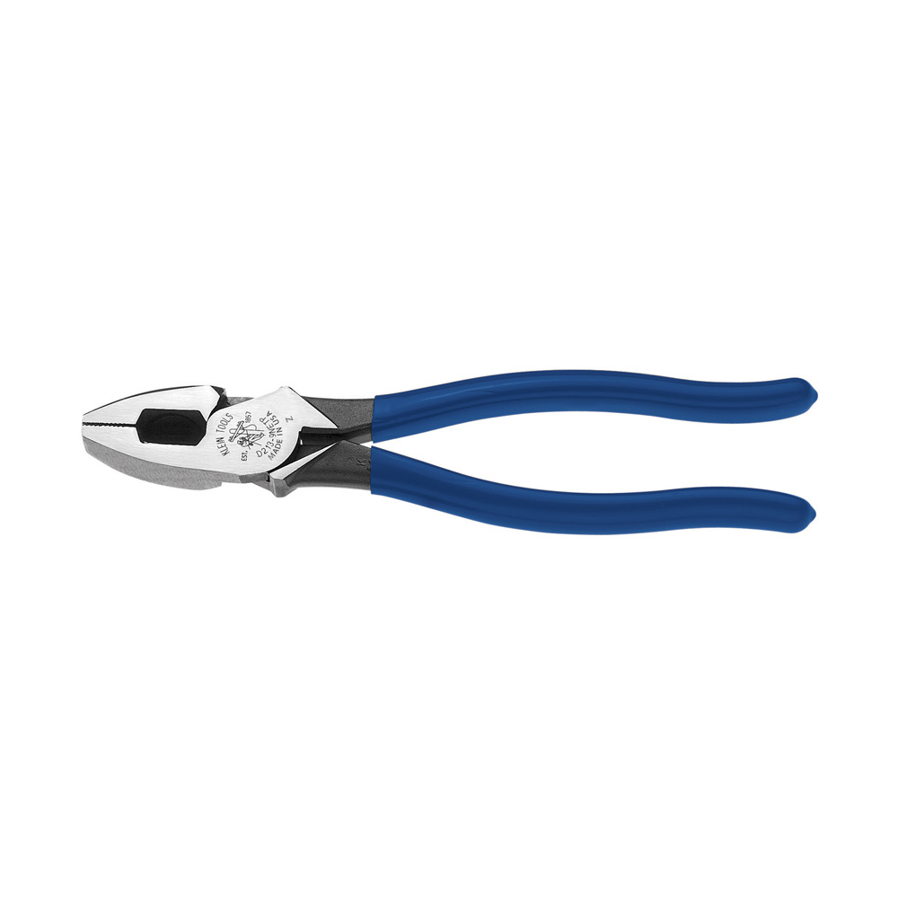 D213-9NETP Linemans Plier, 1-19/32 in L x 1-1/4 in W x 5/8 in THK Jaw Tool Steel Jaw, Crosshatch Knurled Jaw Surface, 9.33 in OAL