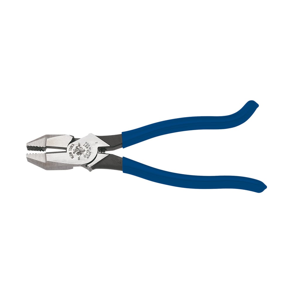 D213-9ST Square Nose Ironworkers Plier, 1-19/32 in L x 1-1/4 in W x 5/8 in THK Jaw Tool Steel Jaw, 9.35 in OAL