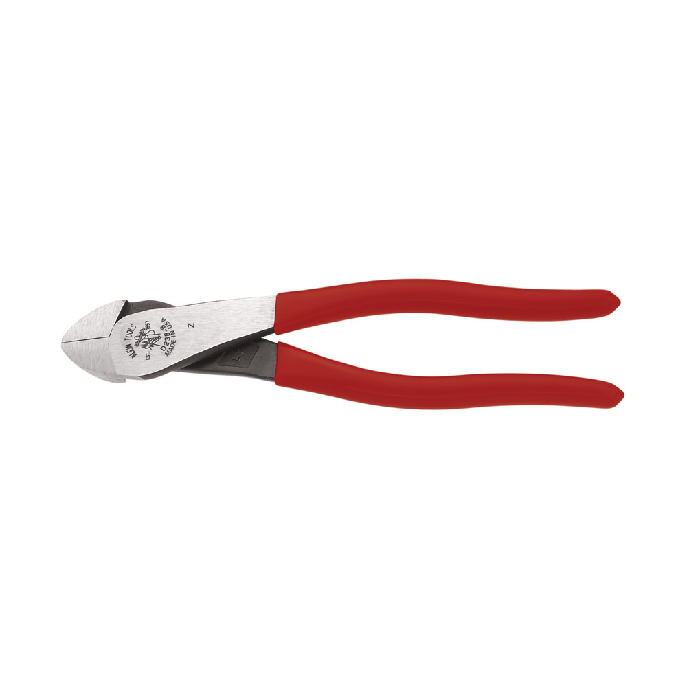 D238-8 Hot-Riveted Cutting Plier, 0.813 in L x 1.188 in W x 0.813 in THK Tool Steel Short Jaw, 8.063 in OAL, Semi-Flush Cut
