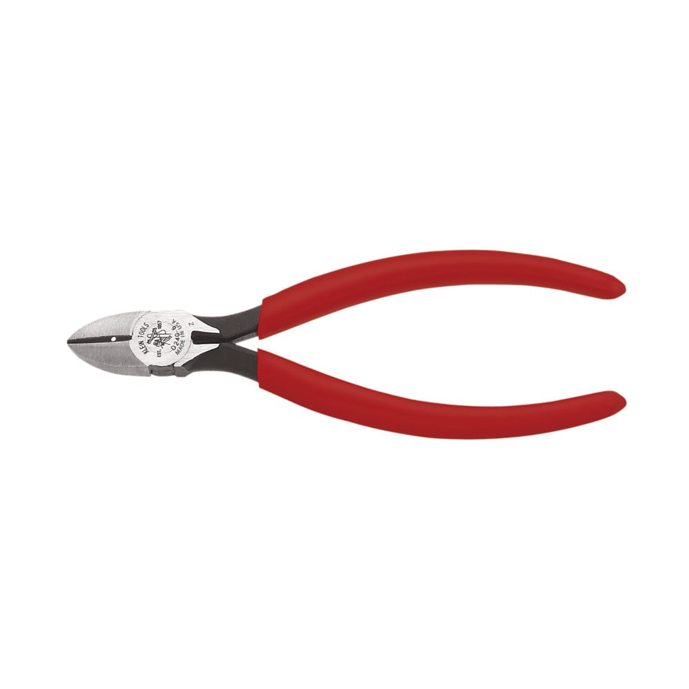 D240-6 Hot-Riveted Standard Cutting Plier, 0.813 in L x 0.688 in W x 0.813 in THK Jaw Tool Steel Jaw Short Jaw, 6-1/8 in OAL