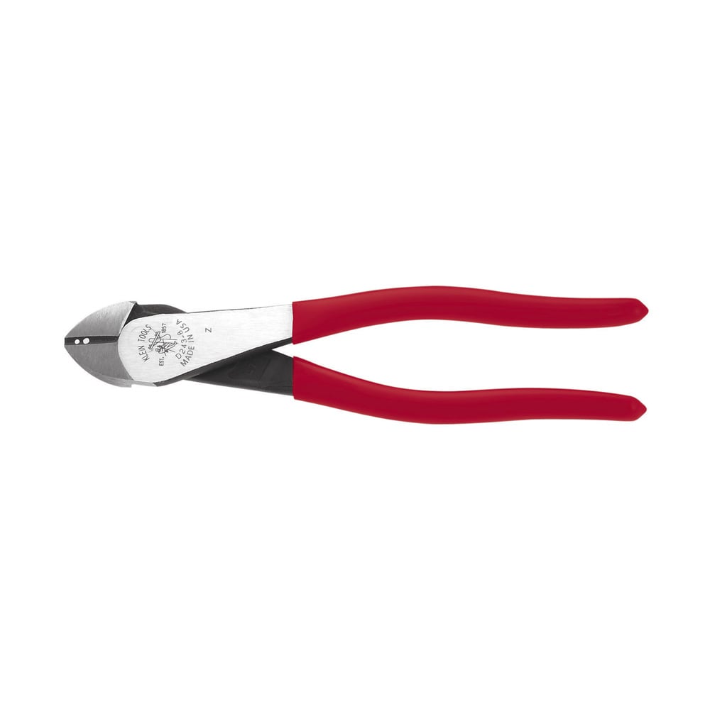 D243-8 Hot-Riveted Cutting Plier, 0.813 in L x 1.188 in W x 0.813 in THK Jaw Tool Steel Jaw Short Jaw, 8.063 in OAL