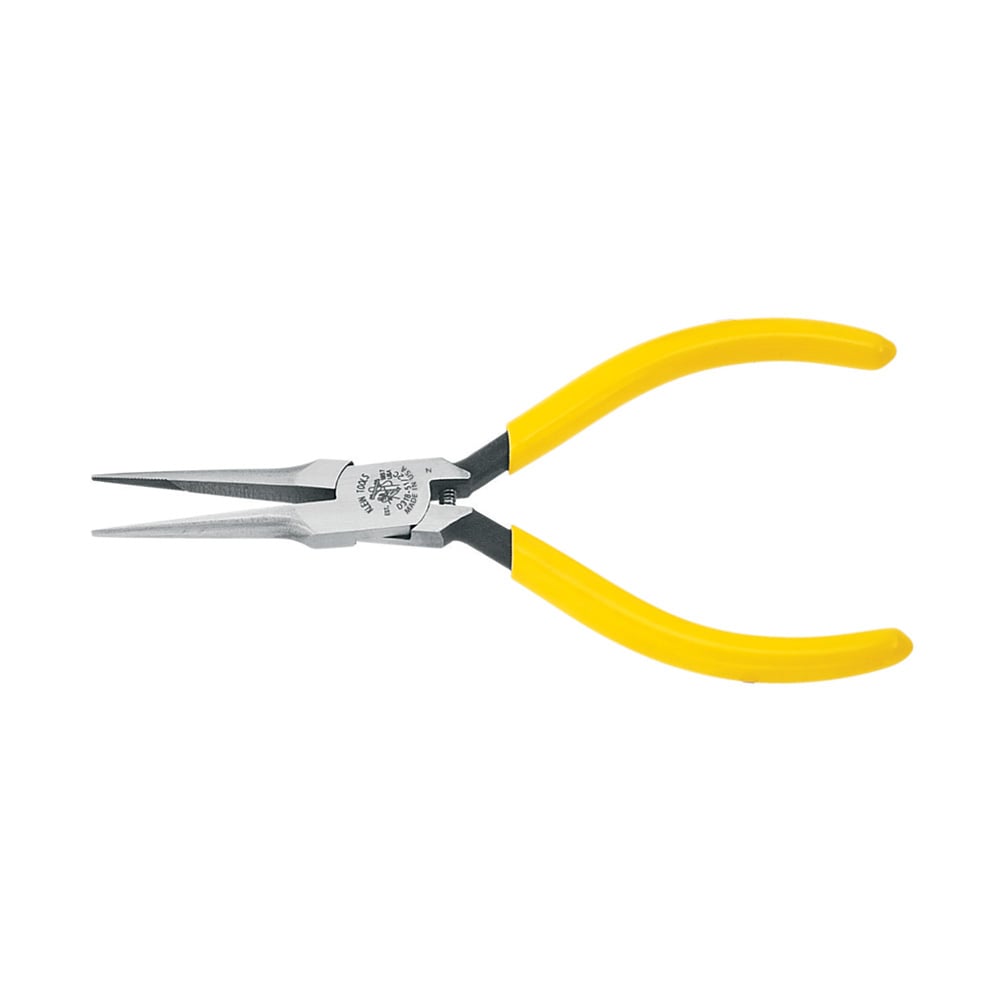 D318-51/2C Electronic Long Needle Nose Plier, Knurled, 1.688 in L x 1/2 in W Jaw, 5-5/8 in OAL, 1/16 in W Tip