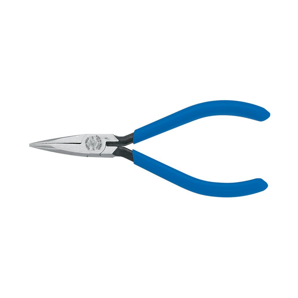 D321-41/2C Electronic Slim Long Nose Plier With Spring, Knurled/Serrated Steel Jaw, 1.063 in L x 0.438 in W Jaw, 4.813 in OAL, 1/32 x 1/16 in W Tip