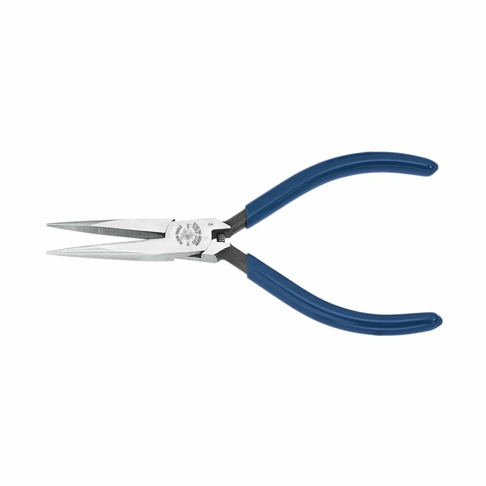 D327-51/2C Electronic Slim Long Nose Plier, Smooth Steel Jaw, 1.688 in L x 1/2 in W Jaw, 5-5/8 in OAL, 1/16 in W Tip