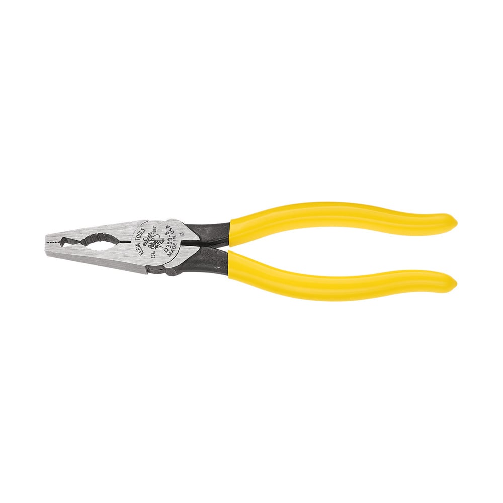 D333-8 Conduit Locknut and Reaming Plier, Knurled Tool Steel Jaw, 1-5/8 in L x 0.938 in W Jaw, 7-3/4 in OAL, 3/16 in W Tip
