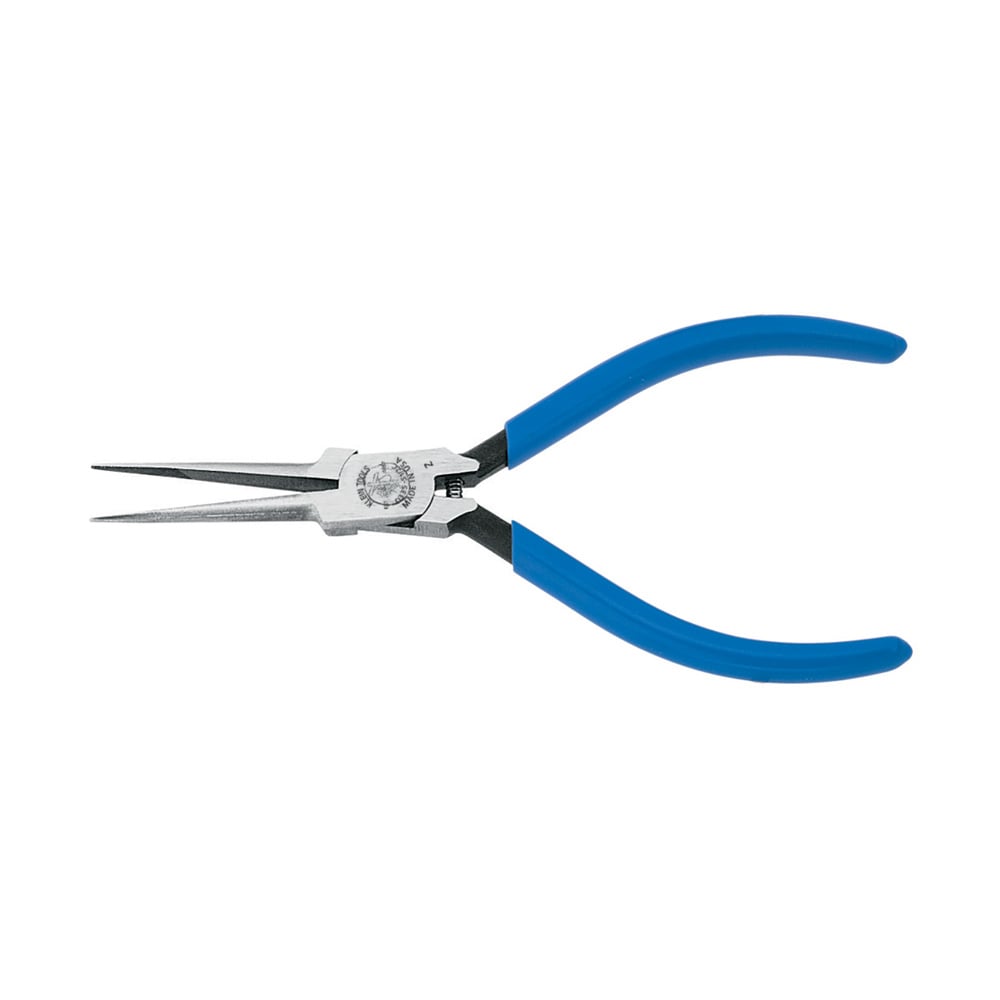 D335-51/2C Electronic Extra Slim Needle Long Nose Plier, Knurled/Smooth Steel Jaw, 1.688 in L x 0.469 in W Jaw, 5-5/8 in OAL, 1/16 in W Tip