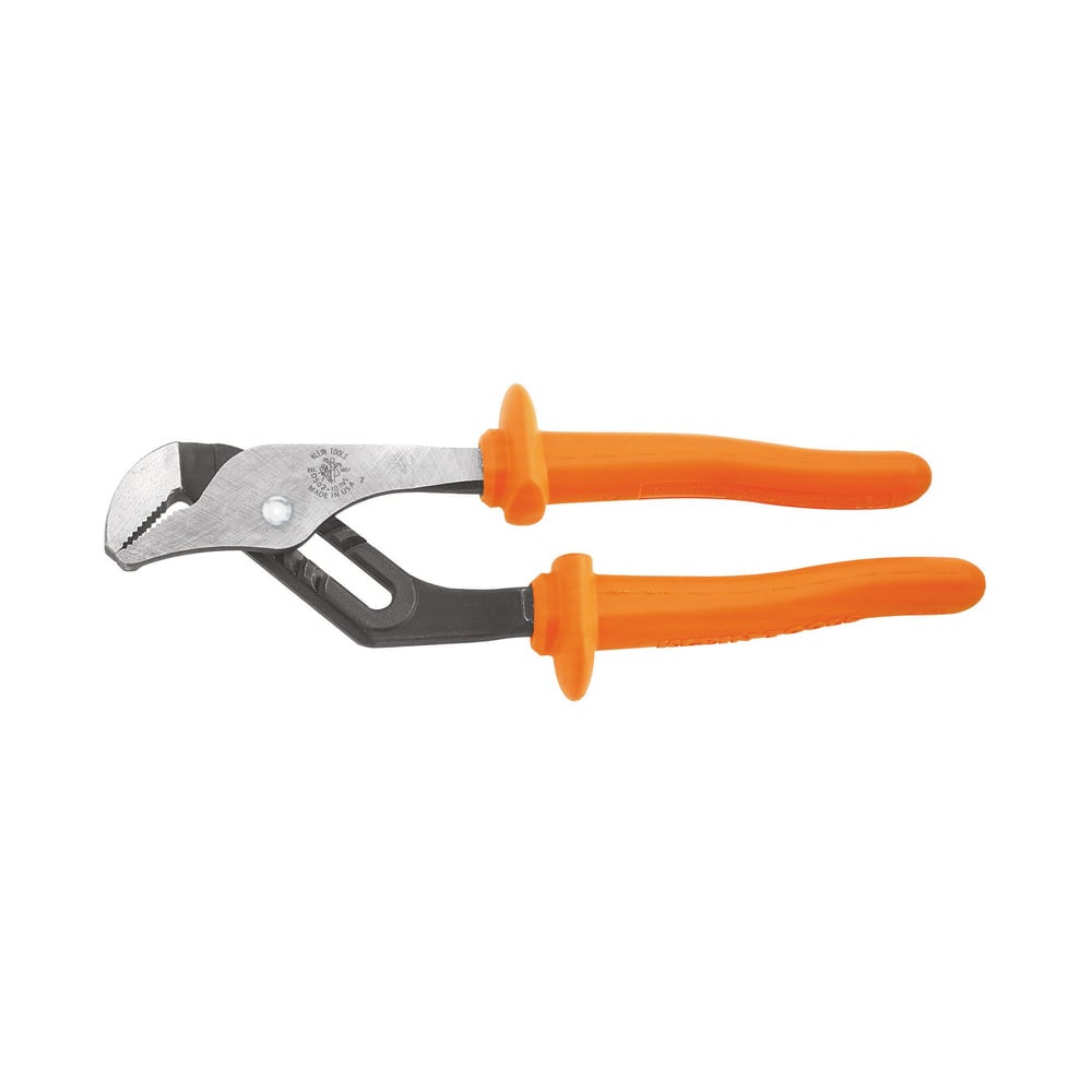D502-10-INS Pump Plier, 1-3/4 in Nominal, 31/64 in W Adjustable/Straight Jaw, Steel Jaw Surface, 10-1/4 in OAL