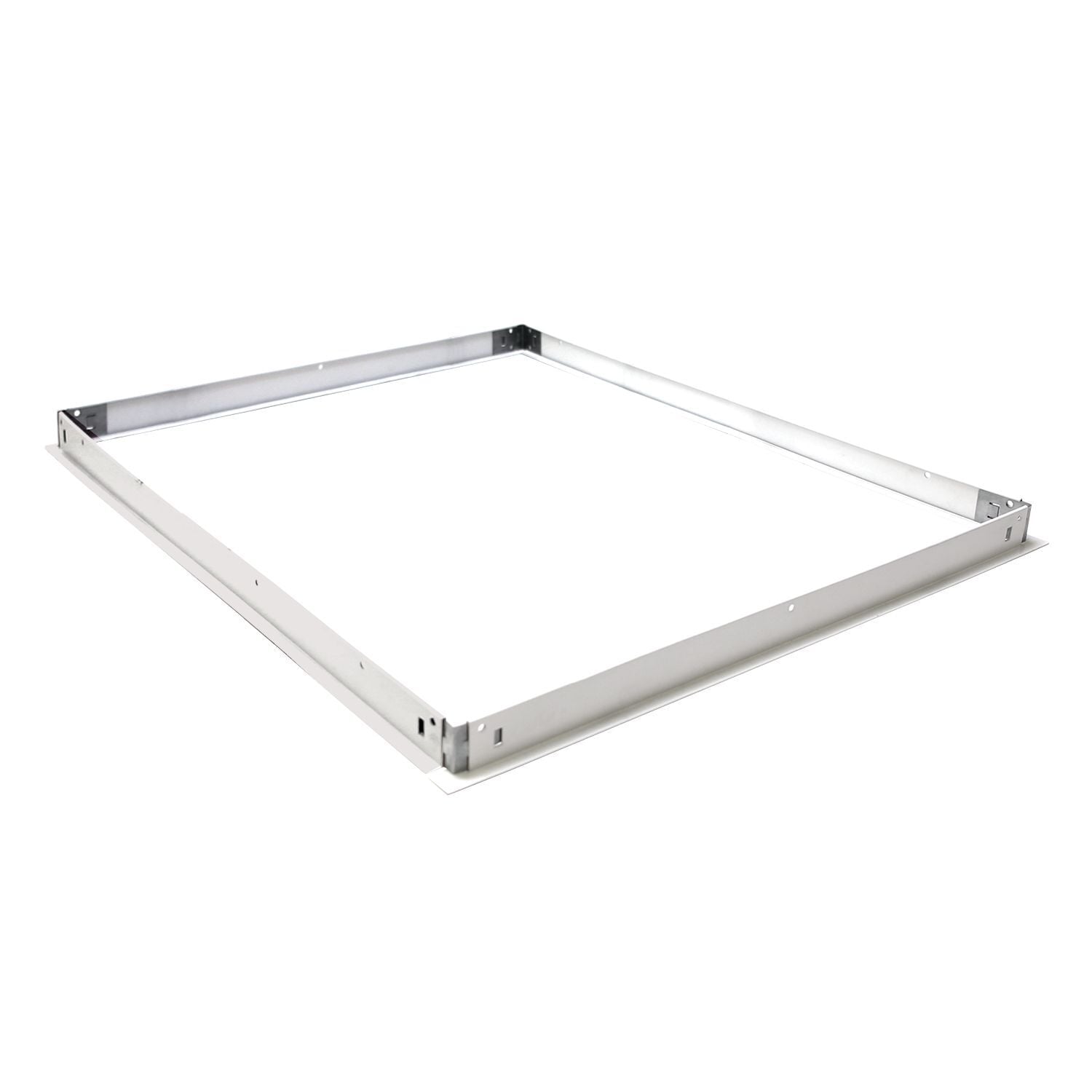 DF-22W-U Metalux DF Series Drywall Commercial Framing Kit, For Use With 24-3/16 in W x 24-1/4 in L Ceiling Opening, Aluminum, White